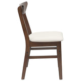 Sedie da pranzo 2 pcs Marrone Chiaro 42 x 47.5 x 81 cm