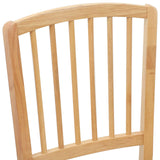 Sedie da pranzo 2 pcs Naturale 50 x 52,5 x 91 cm