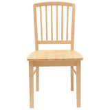 Sedie da pranzo 2 pcs Naturale 50 x 52,5 x 91 cm