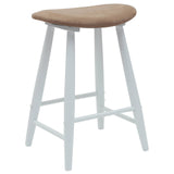 Sedie da pranzo 2 pcs Bianco 46 x 37 x 63 cm