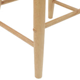 Sedie da pranzo 2 pcs Naturale 46 x 37 x 63 cm