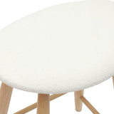 Sedie da pranzo 2 pcs Naturale 46 x 37 x 63 cm