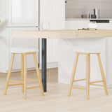 Sedie da pranzo 2 pcs Naturale 46 x 37 x 63 cm