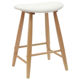 Sedie da pranzo 2 pcs Naturale 46 x 37 x 63 cm