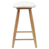 Sedie da pranzo 2 pcs Naturale 46 x 37 x 63 cm