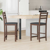 Sedie da pranzo 2 pcs Marrone Chiaro 40 x 47,5 x 99,5 cm