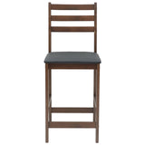Sedie da pranzo 2 pcs Marrone Chiaro 40 x 47,5 x 99,5 cm