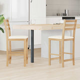 Sedie da pranzo 2 pcs Naturale 40 x 47,5 x 99,5 cm