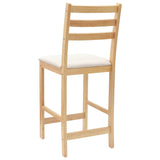 Sedie da pranzo 2 pcs Naturale 40 x 47,5 x 99,5 cm