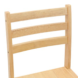 Sedie da pranzo 2 pcs Naturale 40 x 47,5 x 99,5 cm