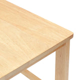 Sedie da pranzo 2 pcs Naturale 40 x 47,5 x 99,5 cm
