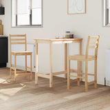 Sedie da pranzo 2 pcs Naturale 40 x 47,5 x 99,5 cm