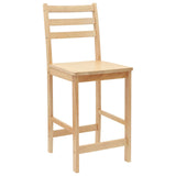 Sedie da pranzo 2 pcs Naturale 40 x 47,5 x 99,5 cm