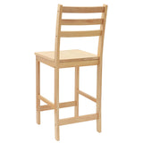 Sedie da pranzo 2 pcs Naturale 40 x 47,5 x 99,5 cm