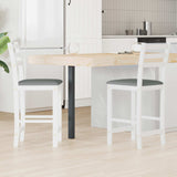 Sedie da pranzo 2 pcs Bianco 40 x 47,5 x 99,5 cm