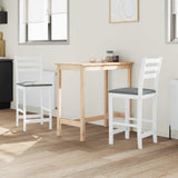 Sedie da pranzo 2 pcs Bianco 40 x 47,5 x 99,5 cm
