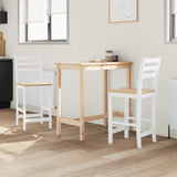 Sedie da pranzo 2 pcs Bianco 40 x 47,5 x 99,5 cm
