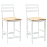 Sedie da pranzo 2 pcs Bianco 40 x 47,5 x 99,5 cm