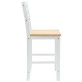 Sedie da pranzo 2 pcs Bianco 40 x 47,5 x 99,5 cm