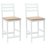 Sedie da pranzo 2 pcs Bianco 40 x 47,5 x 99,5 cm