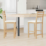 Sedie da pranzo 2 pcs Naturale 40 x 47,5 x 99,5 cm
