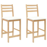 Sedie da pranzo 2 pcs Naturale 40 x 47,5 x 99,5 cm