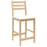 Sedie da pranzo 2 pcs Naturale 40 x 47,5 x 99,5 cm