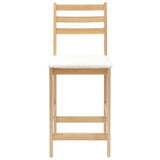 Sedie da pranzo 2 pcs Naturale 40 x 47,5 x 99,5 cm