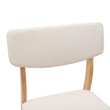Sedie da pranzo 2 pcs Naturale 48 x 49 x 95 cm
