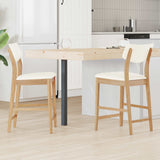 Sedie da pranzo 2 pcs Naturale 48 x 49 x 95 cm