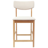 Sedie da pranzo 2 pcs Naturale 48 x 49 x 95 cm