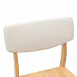 Sedie da pranzo 2 pcs Naturale 48 x 49 x 95 cm