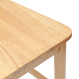 Sedie da pranzo 2 pcs Naturale 48 x 49 x 95 cm
