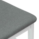 Sedie da pranzo 2 pcs Bianco 48 x 49 x 95 cm