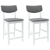 Sedie da pranzo 2 pcs Bianco 48 x 49 x 95 cm