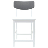 Sedie da pranzo 2 pcs Bianco 48 x 49 x 95 cm