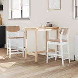 Sedie da pranzo 2 pcs Bianco 48 x 49 x 95 cm