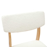 Sedie da pranzo 2 pcs Naturale 48 x 49 x 95 cm