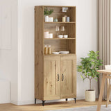 Credenza 2 pcs rovere artigianale 69,5 x 34 x 180 cm