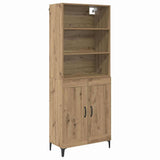 Credenza 2 pcs rovere artigianale 69,5 x 34 x 180 cm