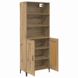 Credenza 2 pcs rovere artigianale 69,5 x 34 x 180 cm