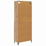 Credenza 2 pcs rovere artigianale 69,5 x 34 x 180 cm