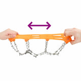 Artigli di ghiaccio per scarpe Arancione S