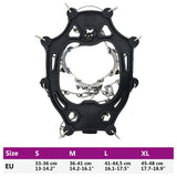 Artigli di ghiaccio per scarpe Nero S