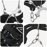 Artigli di ghiaccio per scarpe Nero L