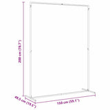 Arco Nuziale Oro 150 x 49,5 x 200 cm Acciaio