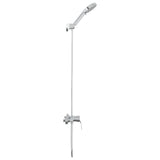 Set di doccia con soffione Cromo G 1 / 2 pollici Ottone