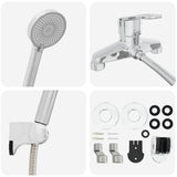 Set di doccia con soffione Cromo G 1 / 2 pollici