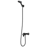 Set di doccia con soffione Nero G 1 / 2 pollici