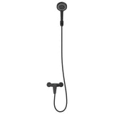 Set di doccia con soffione Nero G 1 / 2 pollici